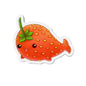 Strawberry Narwhal Die-Cut Magnets