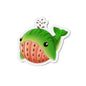 Watermelon Whale Die-Cut Magnets