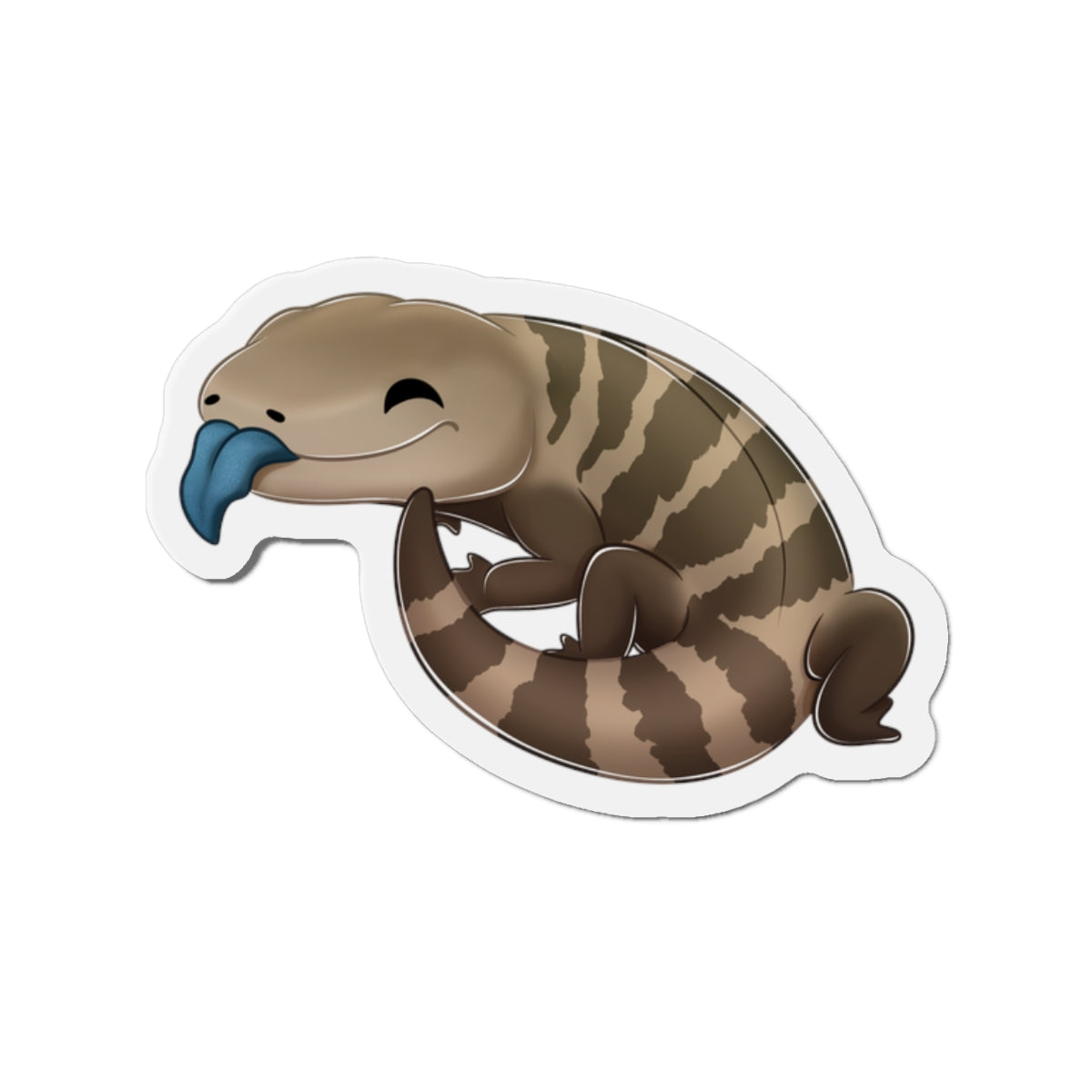 Blue Tongue Skink Die-Cut Magnets - Reptile Lover, Animal Magnets, Fridge Decor, Cute Reptile Gift, Herpetologist Magnet, Unique Pet Lover