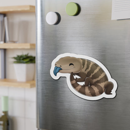 Blue Tongue Skink Die-Cut Magnets - Reptile Lover, Animal Magnets, Fridge Decor, Cute Reptile Gift, Herpetologist Magnet, Unique Pet Lover