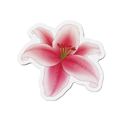 Lily Flower Die-Cut Magnets - Flower Lover