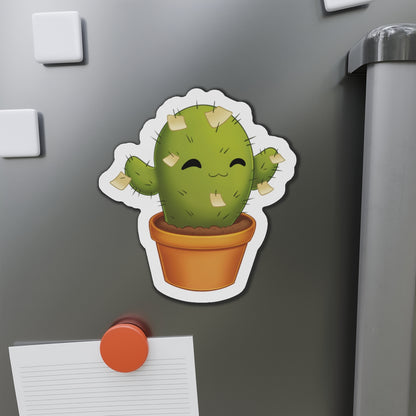 Cactus Magnets, Office Magnet Set, Cute Fridge Magnets, Magnetic Whiteboard Decor, Succulent Refrigerator Magnets, Sticky Note Magnets