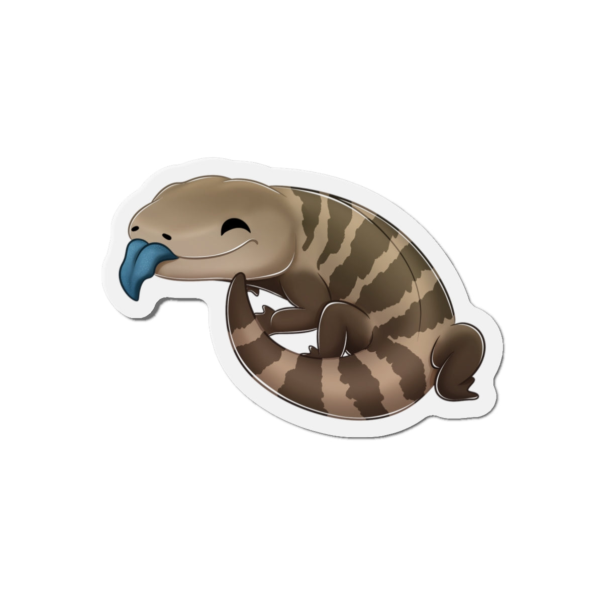 Blue Tongue Skink Die-Cut Magnets - Reptile Lover, Animal Magnets, Fridge Decor, Cute Reptile Gift, Herpetologist Magnet, Unique Pet Lover