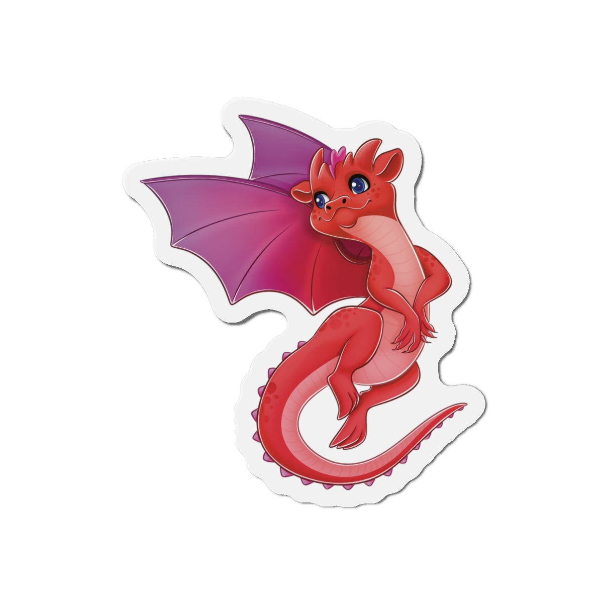 Red Dragon Die-Cut Magnets