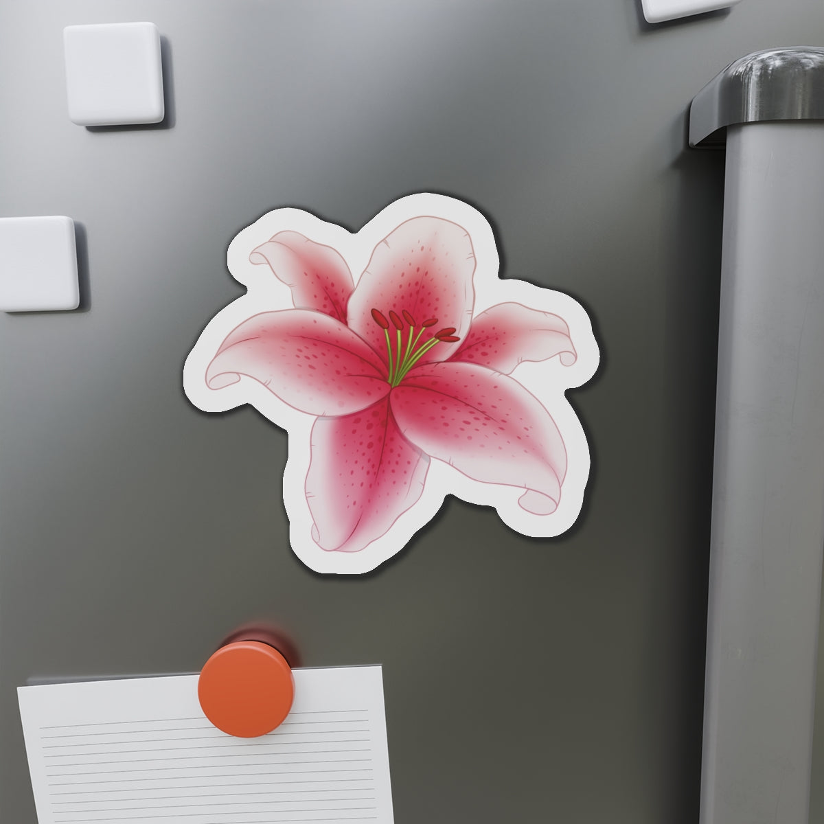 Lily Flower Die-Cut Magnets - Flower Lover