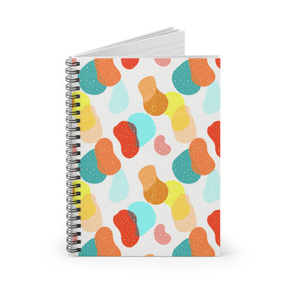 Blob Spiral Notebook - Ruled Line