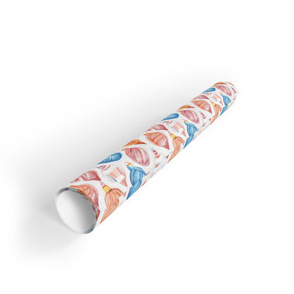 Wrapping Paper Roll - Christmas Ornaments