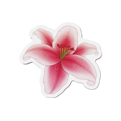 Lily Flower Die-Cut Magnets - Flower Lover