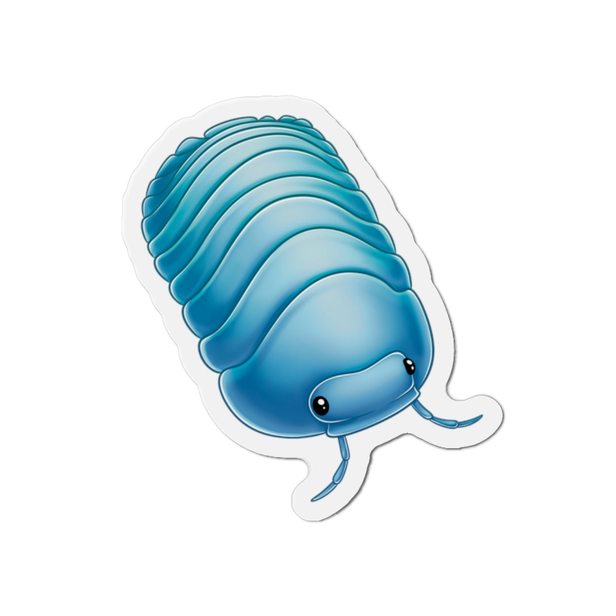 Blue Isopod Die-Cut Magnets - Insect Lover