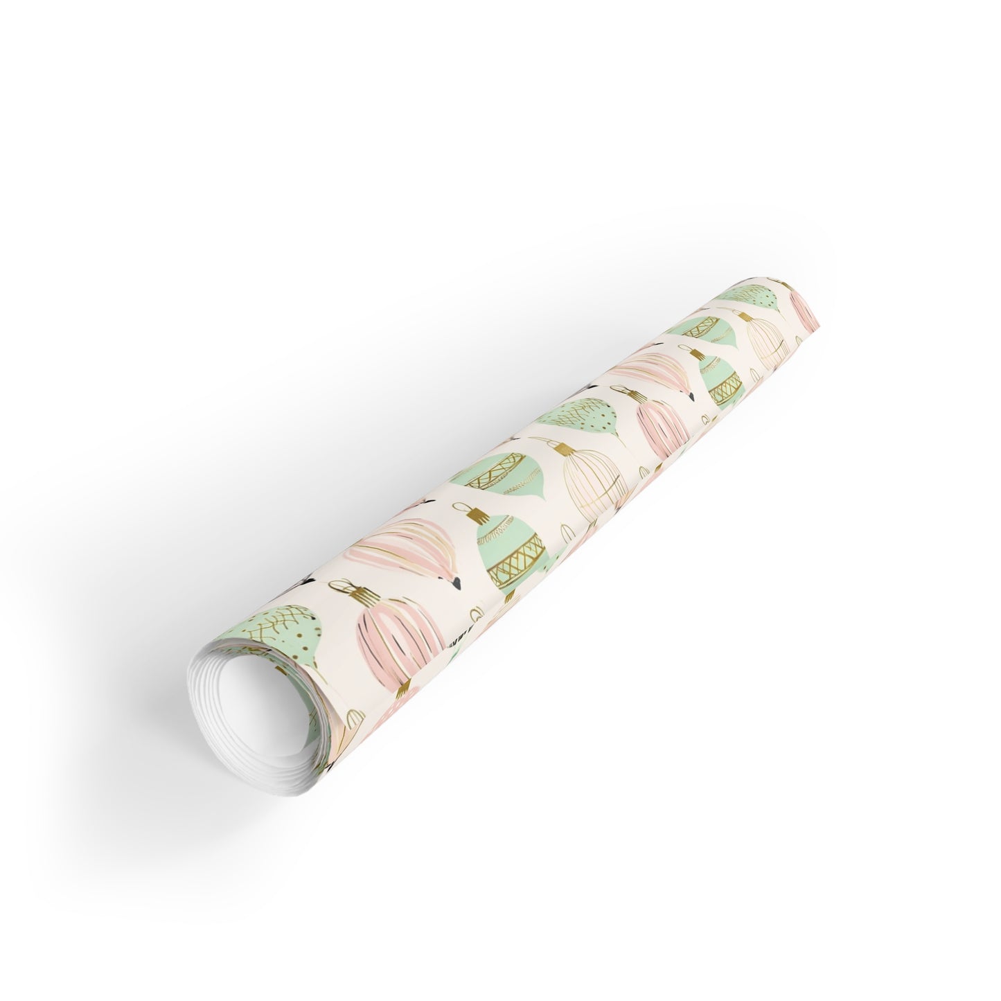 Wrapping Paper Roll - Christmas Ornaments