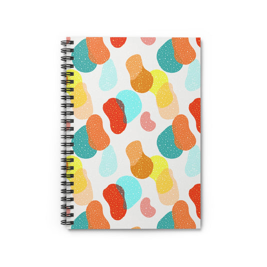 Blob Spiral Notebook - Ruled Line