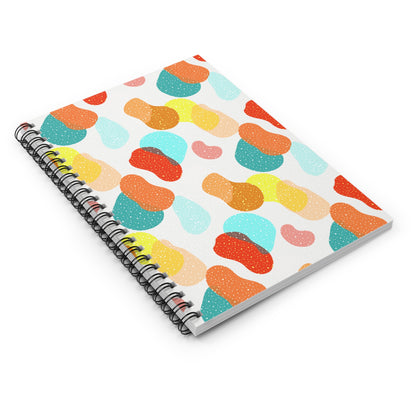 Blob Spiral Notebook - Ruled Line